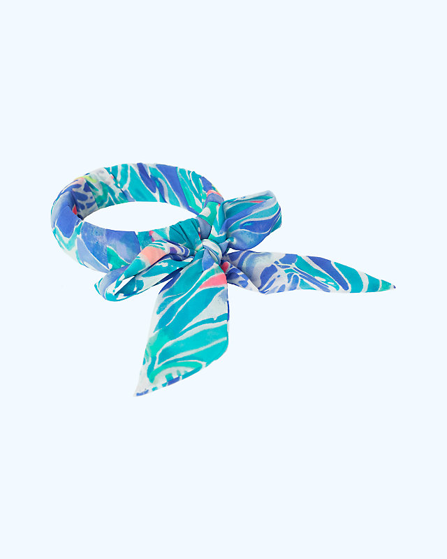 Fabric Wrapped Bangle, , large - Lilly Pulitzer
