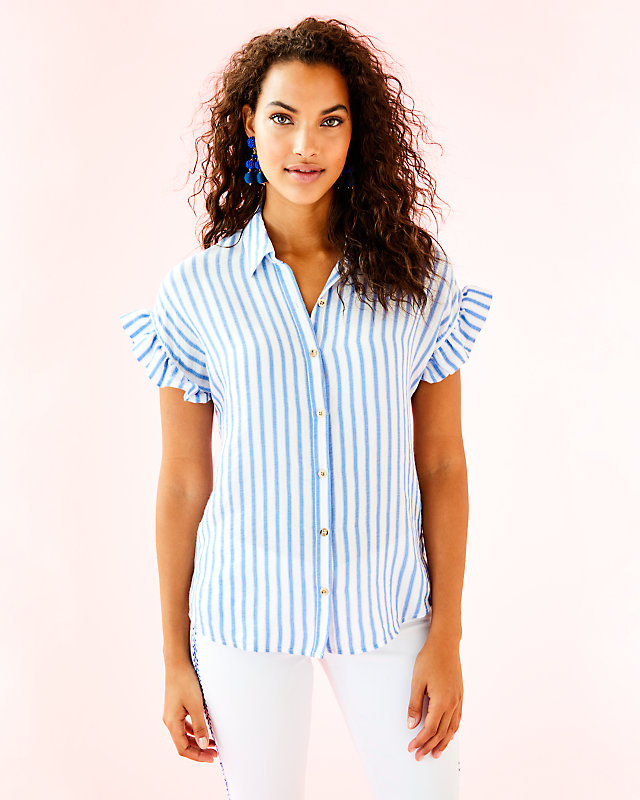 Leighton Shirt, , large - Lilly Pulitzer