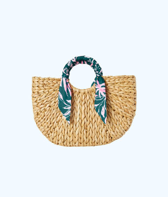 lilly pulitzer straw tote
