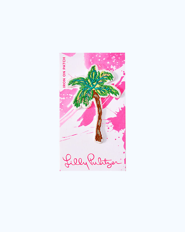 Iron On Palm Tree Patch, , large - Lilly Pulitzer