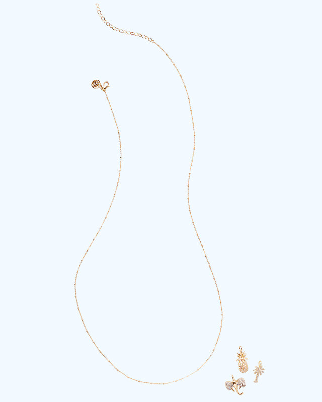 Long Charm Necklace Chain, , large - Lilly Pulitzer