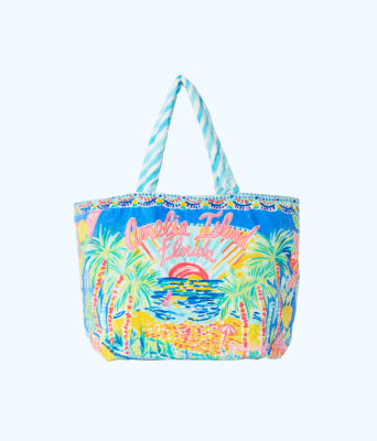 lilly pulitzer beach bag