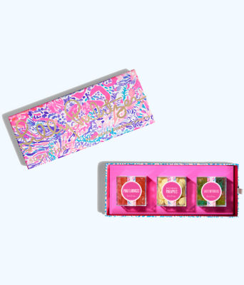 Lilly Pulitzer x Sugarfina 3 Piece Bento Box, , large - Lilly Pulitzer