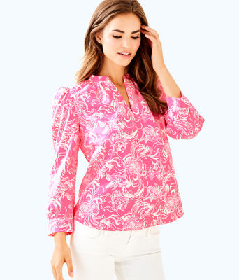 Paltrow Blouse, , large  - Lilly Pulitzer