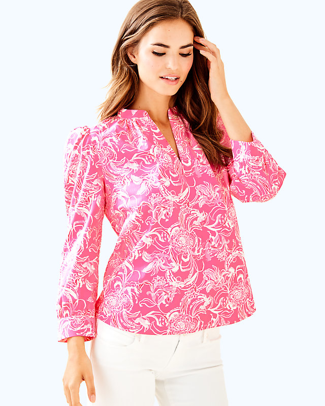 Paltrow Blouse, , large - Lilly Pulitzer