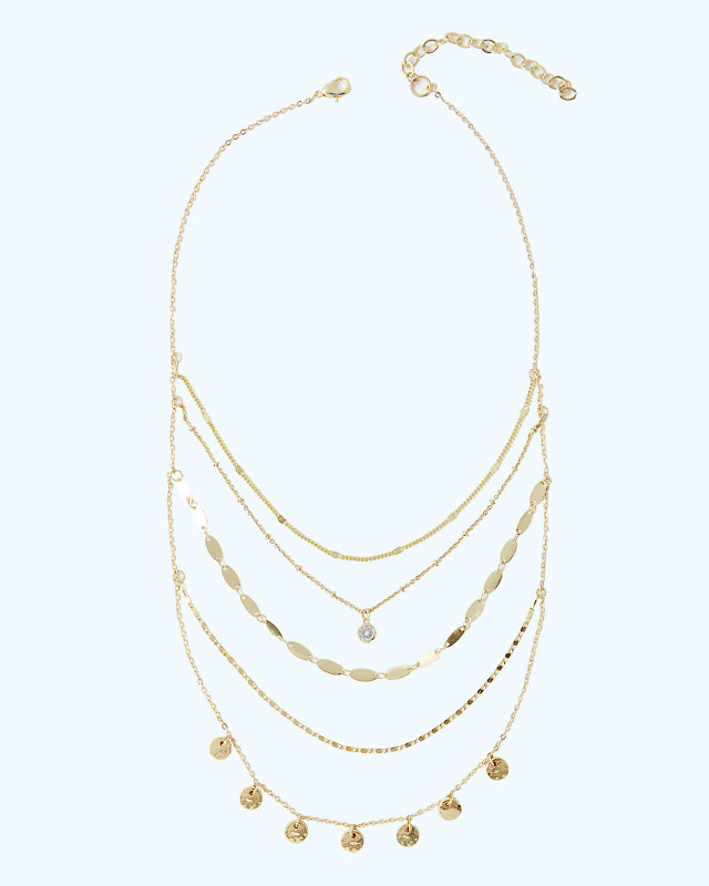 Sunkissed Delicate Layers Necklace, , large - Lilly Pulitzer