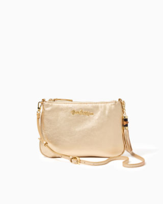 Gold best sale crossover bag