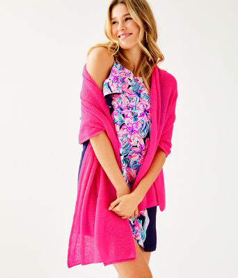 Folie Cashmere Wrap, , large  - Lilly Pulitzer