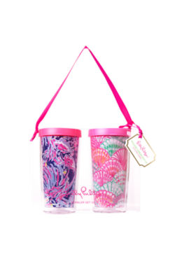 Insulated Tumbler With Lid Set, , large  - Lilly Pulitzer