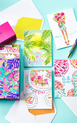 Notecard Set, Multi, large image 4 - Lilly Pulitzer