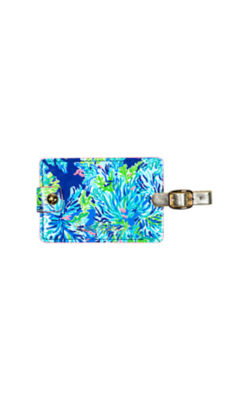 lilly pulitzer luggage tag