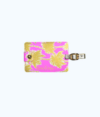 lilly pulitzer luggage tag