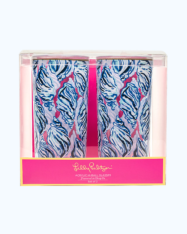 Hi Ball Glass, , large - Lilly Pulitzer