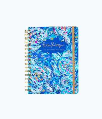 2018 - 2019 17 Month Large Agenda, Multi Party Wave Planner, large - Lilly Pulitzer