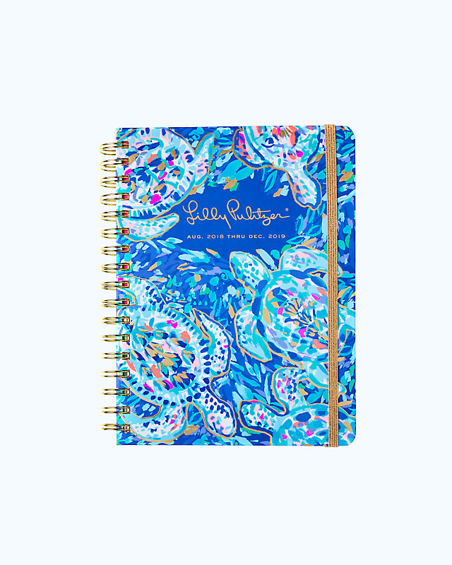 2018 - 2019 17 Month Large Agenda, Multi Party Wave Planner, large - Lilly Pulitzer