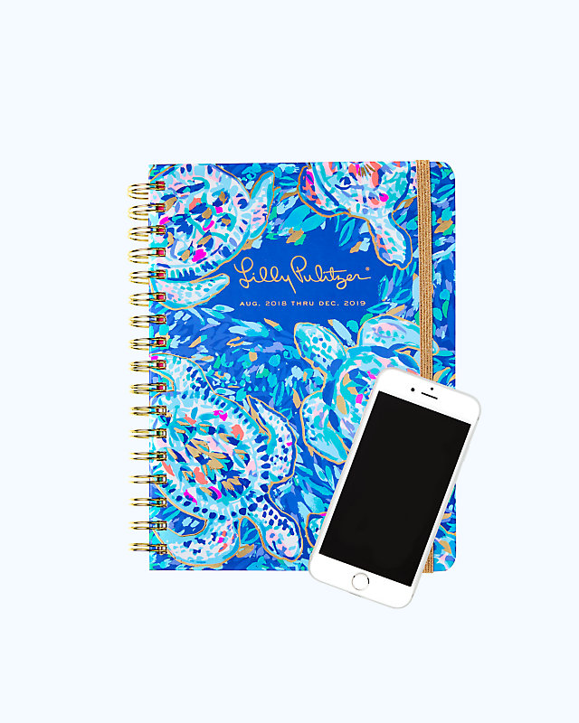 2018 - 2019 17 Month Large Agenda, Multi Party Wave Planner, large image null - Lilly Pulitzer