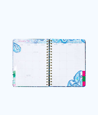 2018 - 2019 17 Month Large Agenda, Multi Party Wave Planner, large image 5 - Lilly Pulitzer