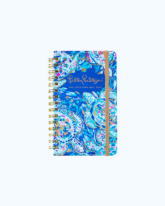 2019 12 Month Medium Monthly Agenda, Multi Party Wave Planner, large - Lilly Pulitzer