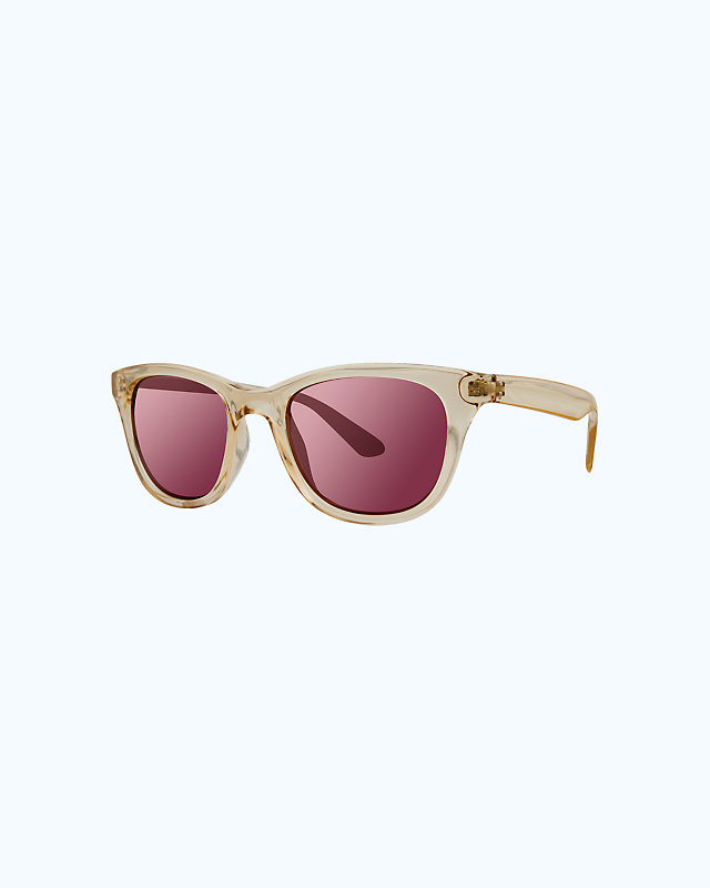 Maddie Sunglasses, Gold Metallic, large - Lilly Pulitzer