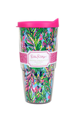 Insulated Tumbler With Lid, , large - Lilly Pulitzer