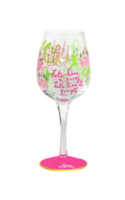 Beautiful Hand Painted Wine Glasses