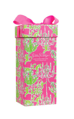 Hand Painted Wine Glass, Partytime Lilac Trouble, large image 2 - Lilly Pulitzer