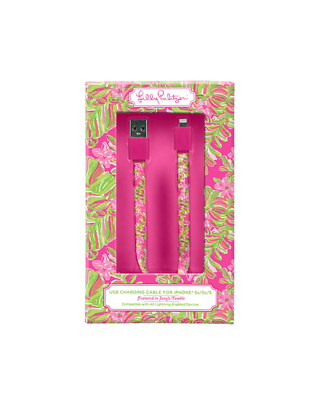 iPhone 5/5S & 6/6 Plus Charging Cord, , large - Lilly Pulitzer