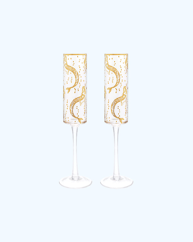 Champagne Glass Set, , large - Lilly Pulitzer