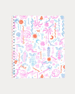 Large Notebook, Multi Summer Serenade, large  - Lilly Pulitzer