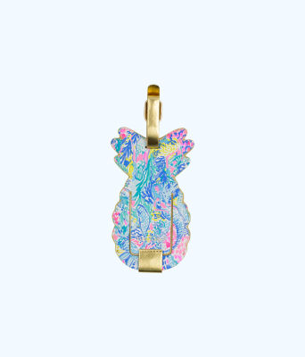 lilly luggage tag