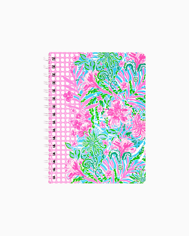 Mini Notebook, Amalfi Blue Leaf It Wild, large - Lilly Pulitzer