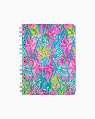 Mini Notebook, Bonaire Pink Party All The Tide, large - Lilly Pulitzer