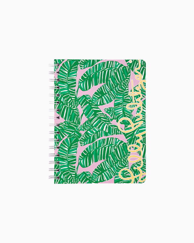 Mini Notebook, Conch Shell Pink Lets Go Bananas, large - Lilly Pulitzer