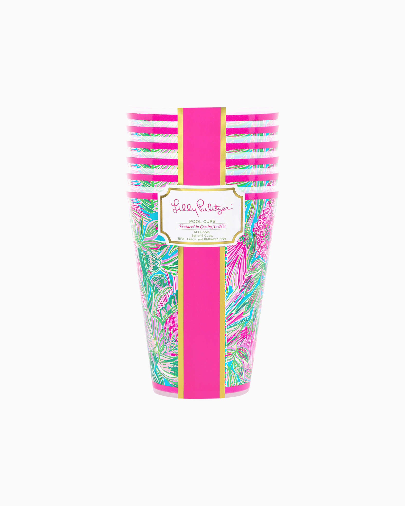 Lilly Pulitzer Pool Cups In Blue Horizon Coming In Hot