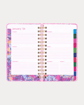 2025-2026 17 Month Medium Agenda, Conch Shell Pink Pb Playground, large image 4