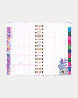 2025-2026 17 Month Medium Agenda, Resort White Tis The Sea Sun, large image 4