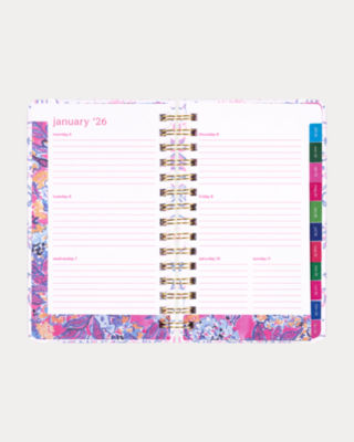 2025-2026 17 Month Medium Agenda, Resort White Tis The Sea Sun, large image 5