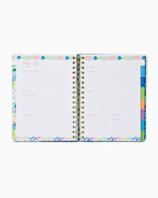 2026 Large 12 Month Agenda, Oyster Bay Navy My Favorite Spot, large image 3 - Lilly Pulitzer