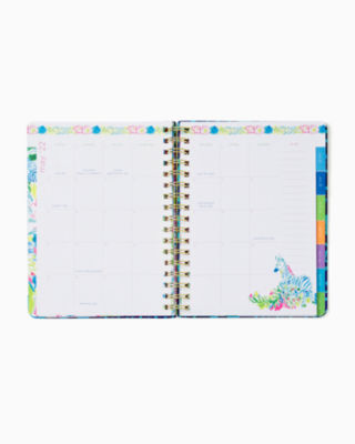 2026 Large 12 Month Agenda, Oyster Bay Navy My Favorite Spot, large image 5 - Lilly Pulitzer