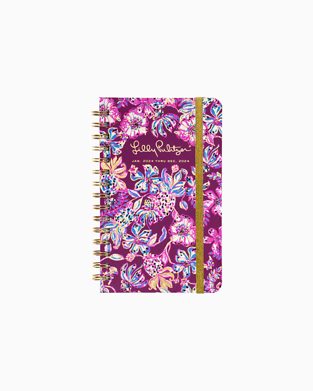 2024 Medium Monthly Planner - 12 Month, Amarena Cherry Tropical With A Twist, large - Lilly Pulitzer