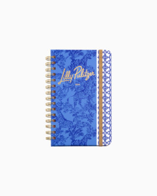 2025 Medium 12 Month Agenda, Blue Stream Safari Party, large - Lilly Pulitzer