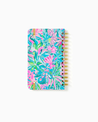 2025 Medium 12 Month Agenda, Turquoise Oasis Golden Hour, large image null - Lilly Pulitzer