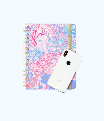2020-2021 Large Monthly Planner - 17 Month, Blue Peri Viva La Lilly, large image 1 - Lilly Pulitzer