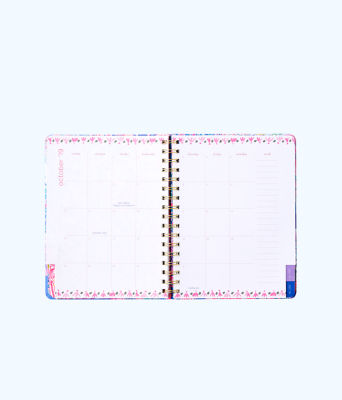 2020-2021 Large Monthly Planner - 17 Month, Blue Peri Viva La Lilly, large image 3 - Lilly Pulitzer