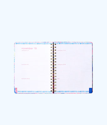 2020-2021 Large Monthly Planner - 17 Month, Blue Peri Viva La Lilly, large image 4 - Lilly Pulitzer