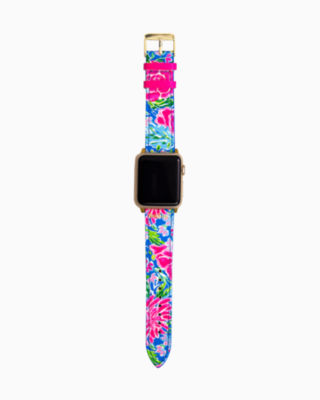 Apple Watch Band, Zanzibar Blue Blue Bunny Business, large - Lilly Pulitzer