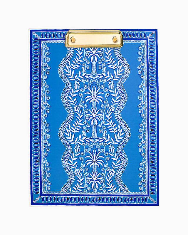 Clipboard Folio, Abaco Blue Have It Both Rays, large - Lilly Pulitzer