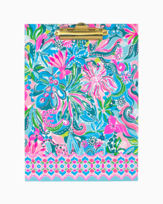 Clipboard Folio, Turquoise Oasis Golden Hour, large image null - Lilly Pulitzer