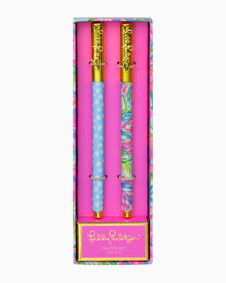 Ink Pen Set, Multi Totally Blossom, large  - Lilly Pulitzer
