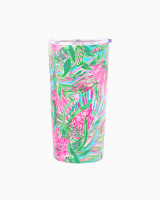Lilly Pulitzer Stainless Steel Insulated Tumbler In Blue Horizon Coming In Hot